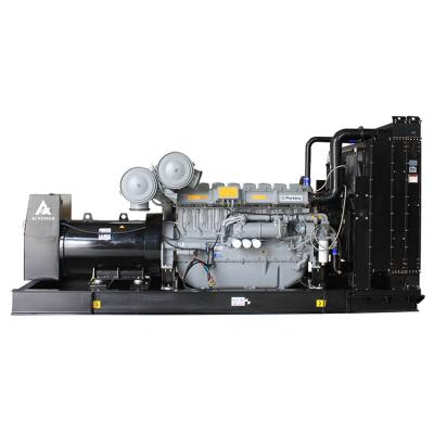 China 1mw diesel generator container power station with UK engine 4008TAG2A 800kw generator price AP1100 for sale