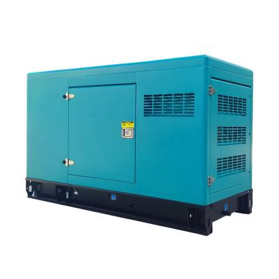 China Economical china canopy 20kva 25kva 40kva 60kva silent main power diesel generator price AC22/28/44/55/66 for sale