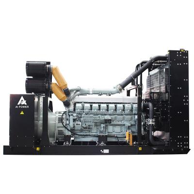 China 50hz AI Power Diesel Generator 1000kva 800kw Power By Japan Mitsubishi S12A2-PTA ASM1100 for sale