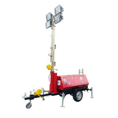 China residential led light tower 350w led tower crane light battery light tower for sale