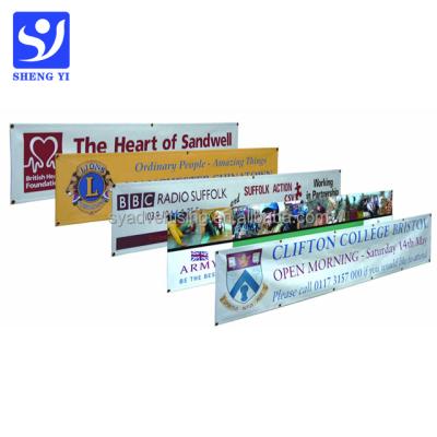 China Custom Polyester Hanging Fence Vinyl Outdoor Banner for sale