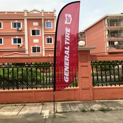 China TRADE SHOW promotion feather flag flags and flying banners, feather arch Bali custom advertising beach flags, outdoor teardrop flag for sale