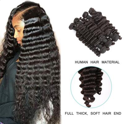 China Brazilian Deep Wave 100% Natural Human Virgin Human Hair Deep Braid Hair,Wholesale Virgin Cuticle Aligned Human Hair Extensions for sale