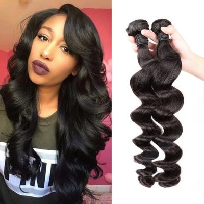 China Wholesale Loose Wave Virgin Hair Steam Processed Premium Silky Brazilian Loose Wave Hair for sale