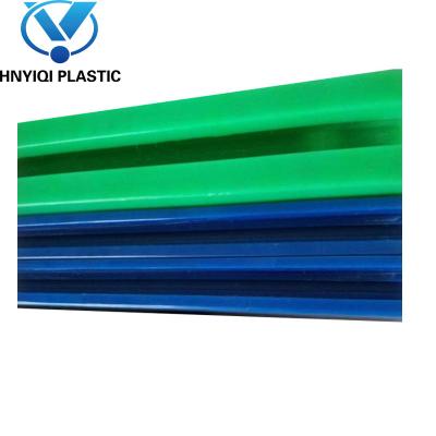 China Uhmwpe Wear Resistant Irregular Parts Arc Guide Rail Extrusion Plastic Guide Rail for sale