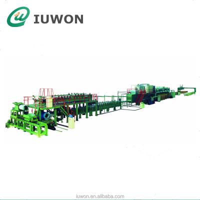 China 21m Continuous Foaming PU Sandwich Panel Production Line For Roof And Wall for sale