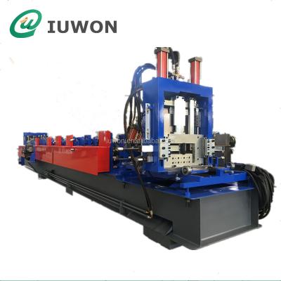 China Building Material Stores C Z Automatic Steel Purlin Roll Forming Machine for sale