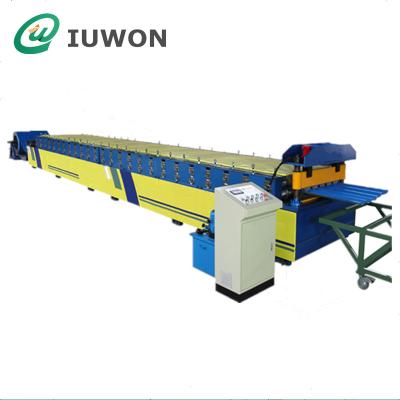 China Building Material Shops IBR Color Steel Sheet Roof Tile Roll Forming Making Machine for sale