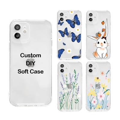 China RTS Shockproof Factory Transparent Back Cover For Samsung Huawei OPPO Vivo Xiaomi iPhone Custom Clear Phone Case for sale