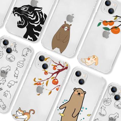 China Shockproof Shockproof Phone Cases For Samsung S10 Plus Cute Cartoon S20 Plus Ultra A91 Clear Phone Cover for sale