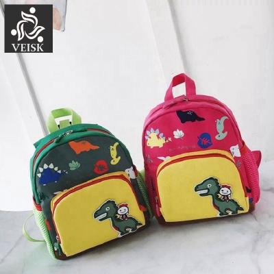 China High Quality Kids Backpack Kindergarten School Bags Cartoon Dinosaur Printing Anti Lost Backpack For Kids Boys Girls 2019 New for sale