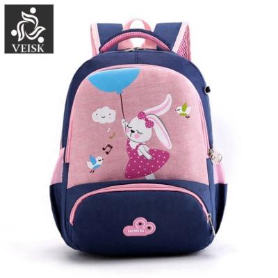 China 2019 New High Quality Cartoon Rabbit Pattern Kids Animal School Backpacks 3D Orthopedics Nylon Schoolbags Babies School Bags Mochila for sale