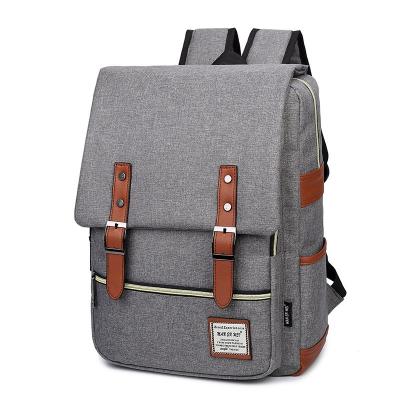 China None Fashions Canvas Bags Mens Vintage Laptop Backpack Women Canvas Travel Leisure Backpack Retro Casual School Bags For Teenager for sale