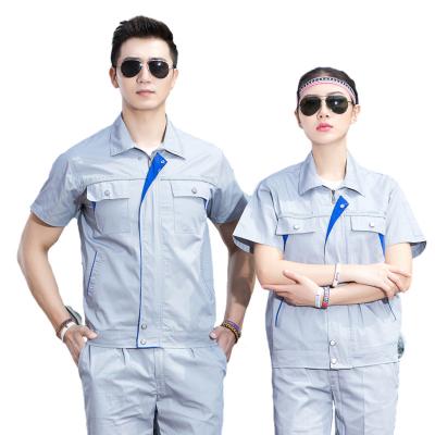 China Custom Made Breathable Long Sleeve Polo Shirt Construction Wear Workwear Suits Set For Women White Coveralls Coveralls For Men Workwear for sale