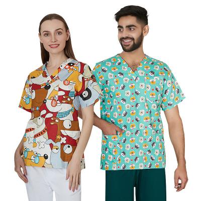 China Medical clothing/medical white coat scrubs 2023 china fabric manufacturers womens hospital uniforms wholesale mens scurbs nurse set designer medical scrubs for sale