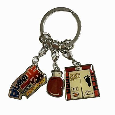 China Wholesale Customized China Rugby World Cup Japan Logo Key Rings Metal Key Chain Keychains for sale