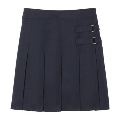 China Women's Size A Line Casual Pleated Skirt School Uniforms Anti-Shrinkage Tops Suit Short Skirt for sale