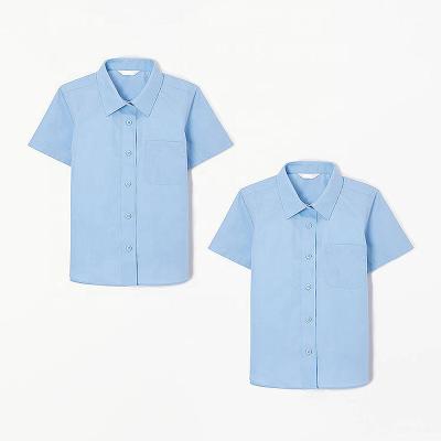 China Factory Direct Anti-Shrink Girls Short Shirt Girls Summer Shirt Sets Casual Outfits Teenage Girl Button Down Shirt for sale