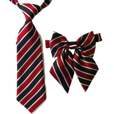 China New style anti-shrink portable school uniform accessories tie knotted tie scarves for sale