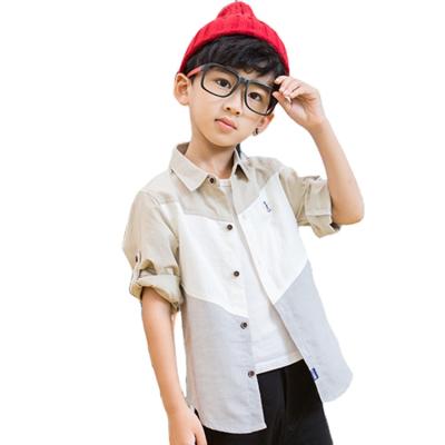 China Wholesale Kids Anti Shrink Long Sleeve Shirt Good Performance Boys Shirt Customize Kids Clothing for sale