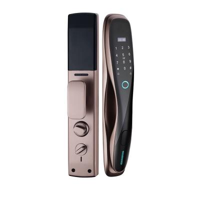 China Remote Locks Home Security Door Password Lock Automatic Smart Lockup Wifi Mobile Phone Tuya Fingerprint Door Lock LY28 for sale