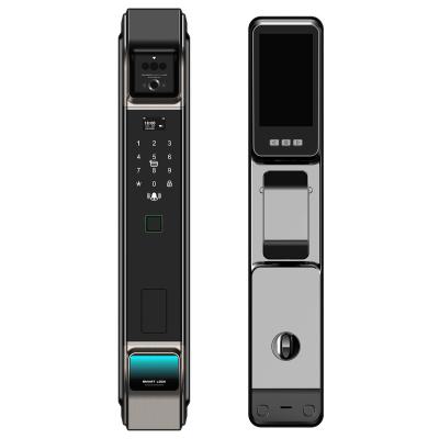 China Remote Locks Home Security Door Password Lock Automatic Smart Lockup Wifi Mobile Phone Tuya Fingerprint Door Lock LY32 for sale