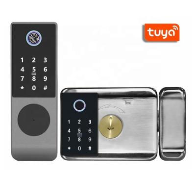 China Low Price Wood Door Door Locks For Wooden Doors Built-in Doorbell Nfc Smartlock Zigbee LY4A for sale