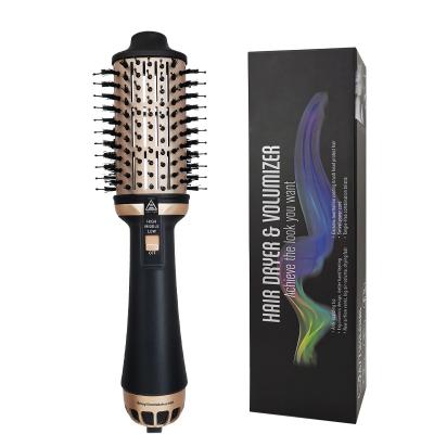 China Hot Comb Ionic Airbrush Hair Volumizing Blow Salon One Step Cold Wind Styler Straightening Tool Dropshipping Curling Hair Dryer for sale