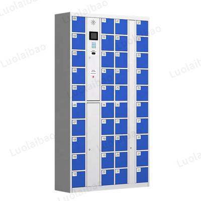 China Durable Durable Outdoor Cell Phone Storage Cabinet Upright Smartphone Cabinet For Hospital Factory Mall for sale