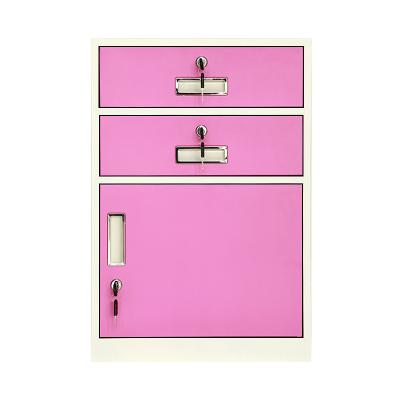 China 2 Drawer Durable Steel Material Filing Cabinet Lockable Laibao Pedestal Mobile Filing Storage Cabinet for sale