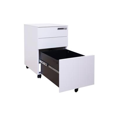 China Best Quality Flexible 3 Drawer Mobile Storage Filing Cabinet Under Desk Pendant Mobile Pedestal Cabinet for sale