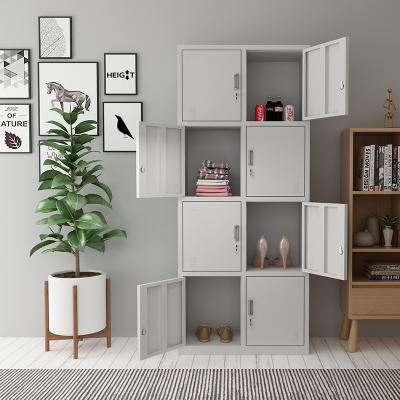 China Metal Office Gym Locker Bedroom Cabinet Storage Cupboards Durable Steel Lockers For Cloakroom for sale