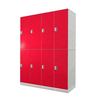 China Modern Colorful ABS Plastic Locker Waterproof Storage Cabinet for sale