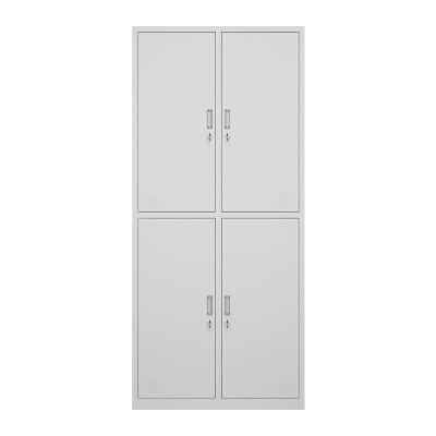 China Commercial Furniture 4 Door Stainless Steel Locker Knockout Structure Commercial Furniture for sale