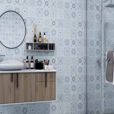 China Waterproof and ECO-Friendly Tile Mosaic Sticker Self Adhesive Wall Decor Vinyl Tile Sticker for Kitchen Bathroom for sale