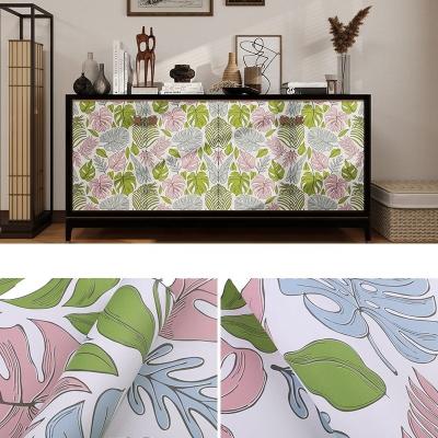 China Selbstaufklebende Vintage-Blumentapete Regale Liner für Kommode Schubladen Schrank wasserdicht und modernes 3D-Blumendesign zu verkaufen