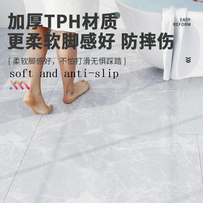 China 30cm*30cm Brandbestendige Schil en Stick Marmer Vinyl vloertegels Anti slip Voordeel Te koop