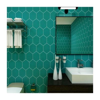 China Arabic Style Mosaic Tile Stickers Retro 3D Waterproof Decal for Living Room Kitchen Bathroom Decor DIY Adhesive Wallpaper for sale