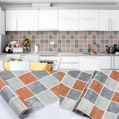 Cina Carta da parati rimovibile Cucina Adesivi per arte muraria Backsplash Carta da parati per decorazioni domestiche Rivestimento murario in vendita