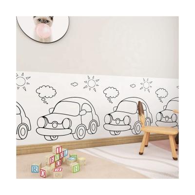 China Modern Design Kids Scribble Removable Blackboard Sticker for Kids Educational Tool for sale