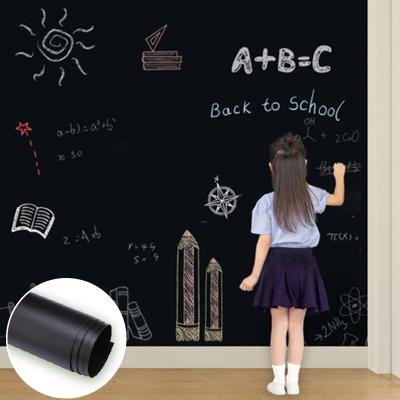 China 1.2m Removable Self Adhesive Blackboard Sticker Black Board Wall Sticker For Office School for sale