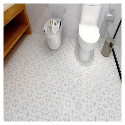 China Waterproof Kitchen and Bathroom Floor Stickers Self-Adhesive PVC for sale