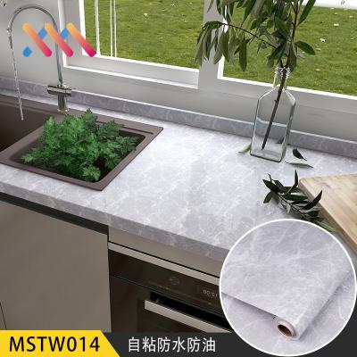 China Modern Vinyl Wallpapers Marble Peel and Stick Self Adhesive Glossy PVC Wallpaper for Furniture Renovation for sale