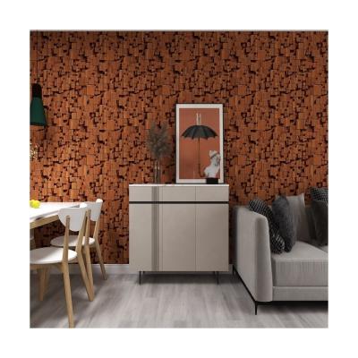 China Anti-Static Vinyl Wood Texture Peel and Stick 3D Wallpaper for Vintage Wood Design Contact Paper Sticker 1.96ft * 6.56ft for sale