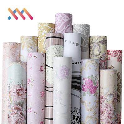 China Pantalones de pared con rayas y pegatinas personalizadas de 10 m de papel de pared con cáscara de vinilo en venta