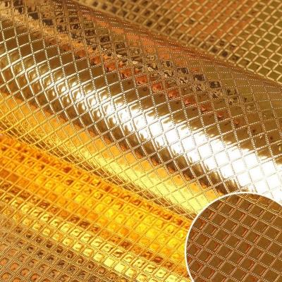 China Moisture Proof Gold Foil Embossed Glitter Metallic Wallpaper Designs Width 60cm Luxury Design for sale