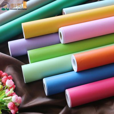 China Customized Matt Surface Solid Color Self Adhesive Vinyl PVC Film for Furniture Covering for sale