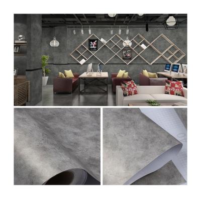 China Papel de parede cinza escuro de luxo com padrão geométrico 0,6m largura adesivos de vinil de parede papel de parede removível design personalizado à venda