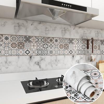 China Marble Pattern 3D Wallpaper for Kitchen Wall Decor Wallpapers Roll for sale