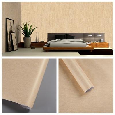 China Papel de parede de madeira de PVC simples para decoração de hotéis e restaurantes 1.22M * 50M por rolo Função antimofo à venda